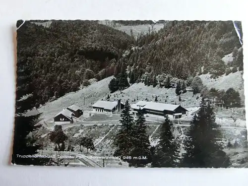 Alte AK Todtnau Fahl Truppenunterkunft Schwarzwald [aJ1110]