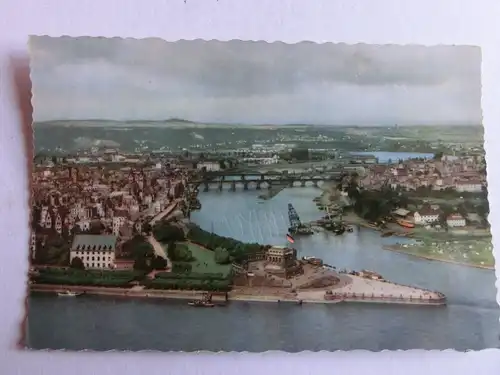 Alte AK Koblenz Deutsches Eck [aJ1120]