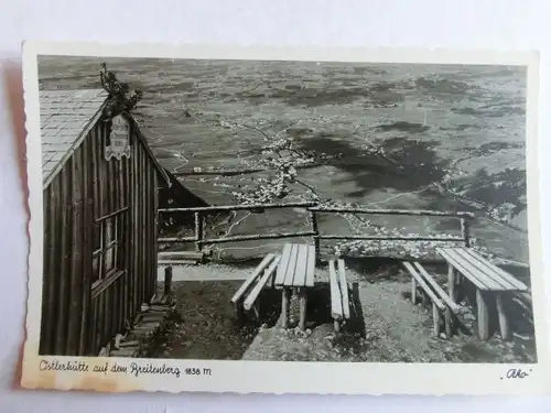 Alte AK Pfronten Ostlerhütte Breitenberg Allgäu [aJ1157]