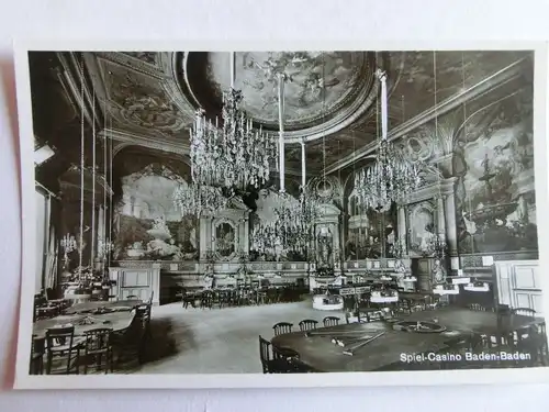 Alte AK Baden-Baden Spiel-Casino [aJ1163]