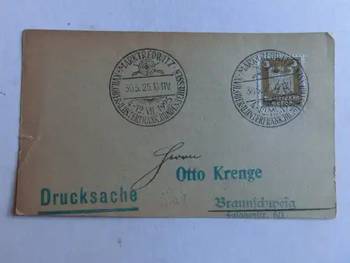 Alte AK Ganzsache Braunschweig Richard Borek [aJ1231]