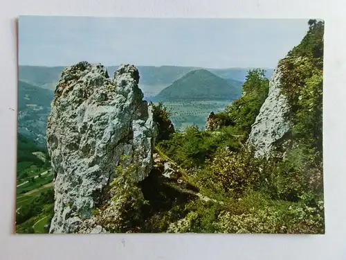 Alte AK Hausen Hausener Felsen m. Weigoldsberg [aJ1236]