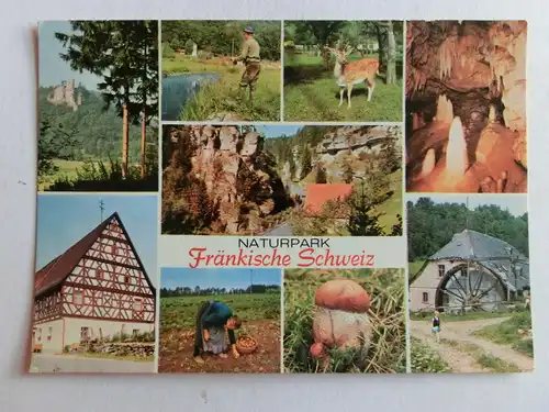 Alte AK Fränkische Schweiz Mehrbildkarte [aJ1239]