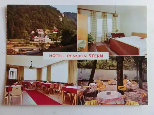 Alte AK Ebermannstadt ?? Hotel Pension Stern [aJ1241]