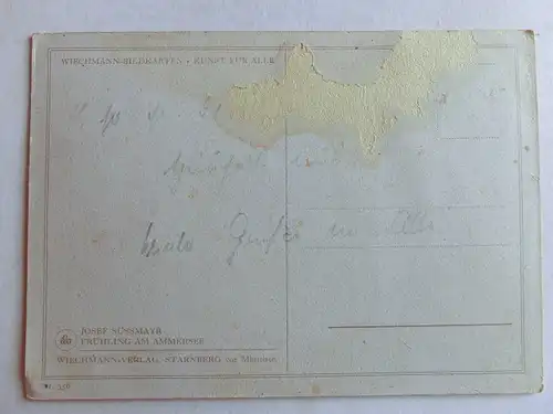 Alte AK Ammersee Josef Süßmayr Wiechmann Bildkarten [aJ1302]