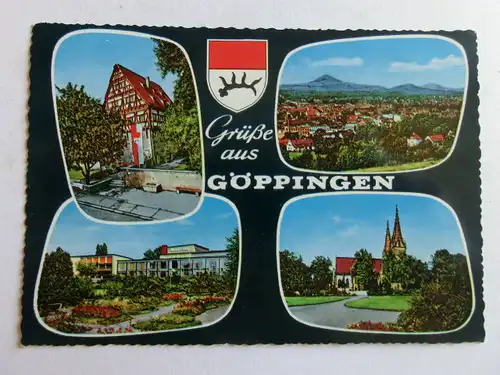 Alte AK Göppingen Mehrbildkarte [aJ1311]