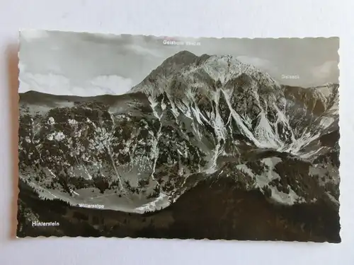 Alte AK Hindelang Hinterstein Allgäu [aJ1318]