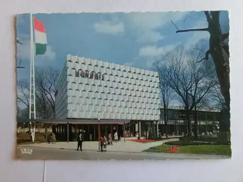 Alte AK Brüssel Expo 1958 Pavillon Ungarn Weltausstellung [aJ1351]