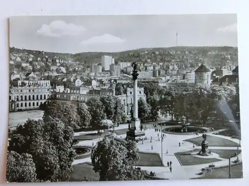 Alte AK Stuttgart Schloßplatz [aJ1362]