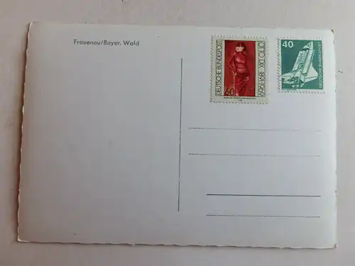 Alte AK Frauenau Briefmarke Otto Dix  [aJ1374]