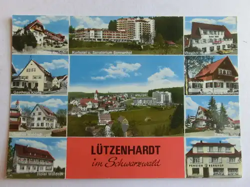 Alte AK Lützenhardt Schwarzwald Mehrbildkarte [aJ1381]