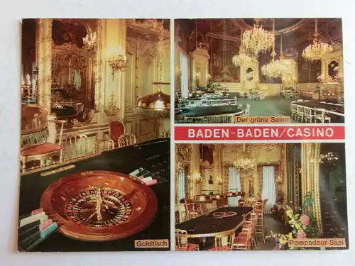 Alte AK Baden-Baden Casino [aJ1383]