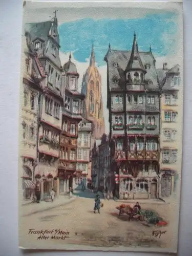 Alte AK Frankfurt Alter Markt [Z549]