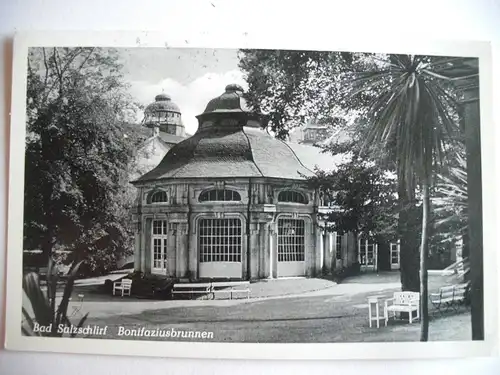 Alte AK Bad Salzschlirf Bonifaziusbrunnen [Z637]