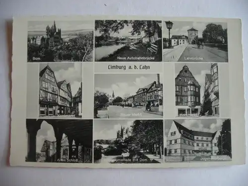 Alte AK Limburg an der Lahn Mehrbildkarte [Z639]