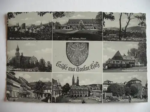 Alte AK Goslar Mehrbildkarte [Z691]