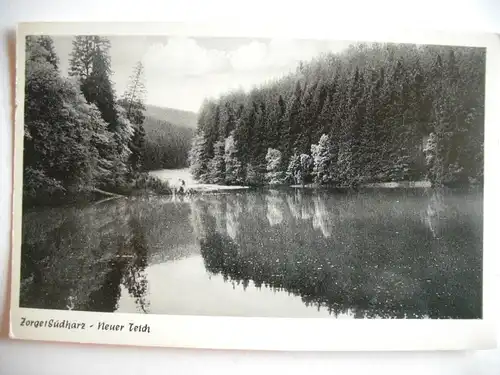 Alte AK Zorge Südharz Neuer Teich [Z695]