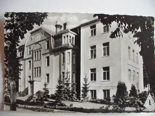 Alte AK Bad Lippspringe West Sanatorium [Z764]