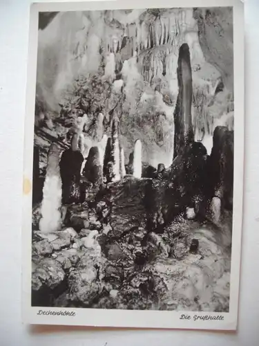 Alte AK Dechenhöhle Iserlohn [Z767]