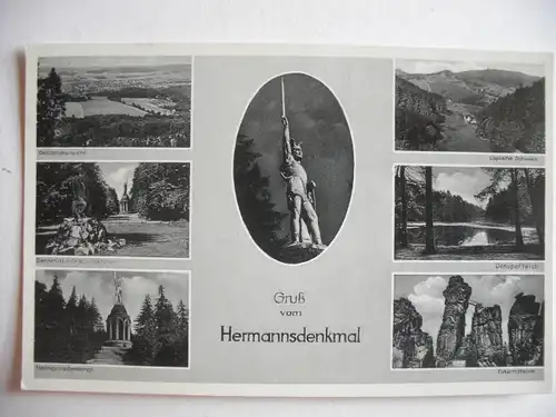 Alte AK Hermannsdenkmal Teutoburger Wald [Z774]