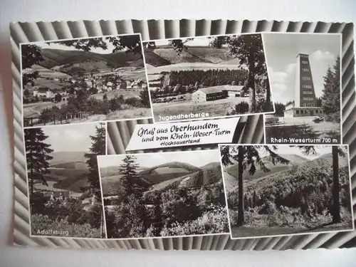 Alte AK Oberhundem Hochsauerland Mehrbildkarte [Z805]