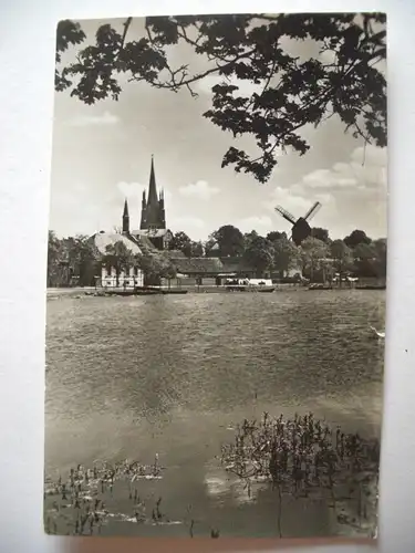 Alte AK Werder Havel Evangelische Kirche (kleiner Einriss) [Z829]
