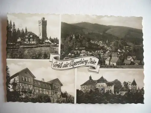 Alte AK Elgersburg Thüringen Mehrbildkarte [Z844]