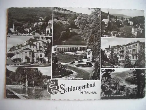 Alte AK Schlangenbad Mehrbildkarte Taunus [Z580]