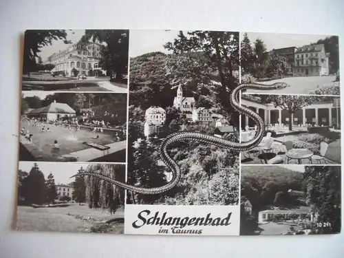 Alte AK Schlangenbad Mehrbildkarte Taunus [Z581]