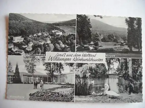 Alte AK Bad Wildungen Reinhardshausen Mehrbildkarte [Z601]