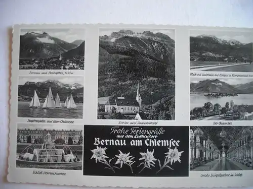 Alte AK Bernau am Chiemsee Mehrbildkarte [Z516]
