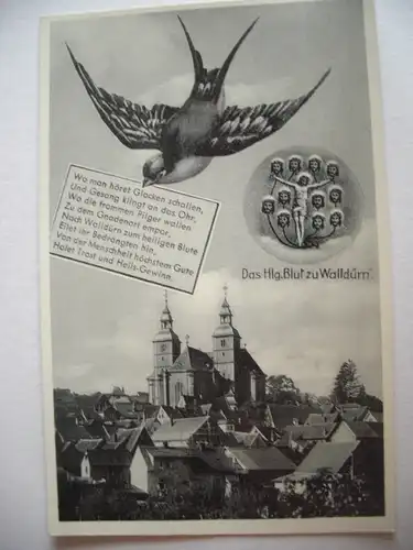 Alte AK Walldürn Schwarzwald Gedicht [Z225]