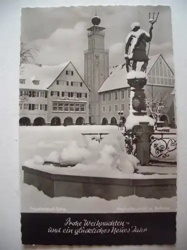 Alte AK Freudenstadt Schwarzwald Frohe Weihnachten [Z247]