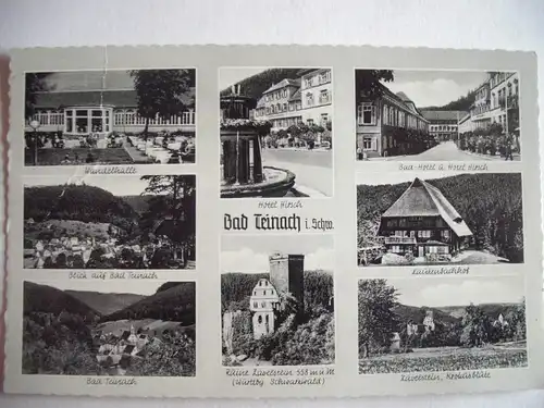 Alte AK Bad Teinach Schwarzwald Mehrbildkarte [Z258]