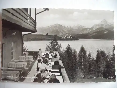 Alte AK Hotel Seespitz Weißensee Allgäu [Z277]