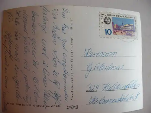Alte AK Dresden Mehrbildkarte [aA302]