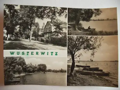Alte AK Wusterwitz (bemalt) [aA311]