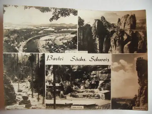 Alte AK Bastei Sächsische Schweiz [aA316]