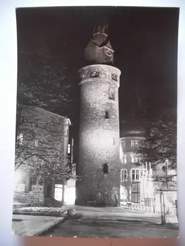 Alte AK Halle Leipziger Turm [aA333]