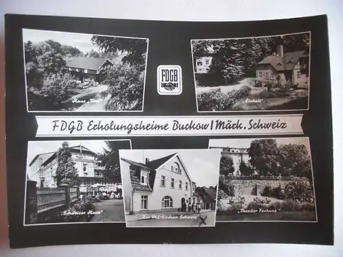 Alte AK Buckow Erholungsheime [aA355]