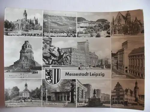 Alte AK Leipzig Mehrbildkarte [aA357]