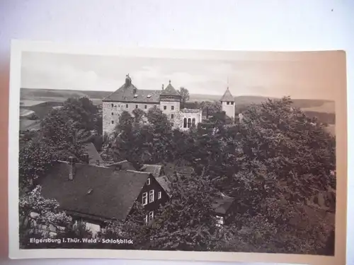 Alte AK Elgersburg Schloßblick Schloß [aA361]
