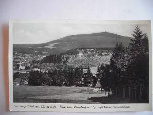 Alte AK Braunlage Wurmberg [aA378]