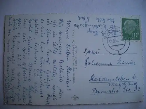 Alte AK Celle Mehrbildkarte [aA587]