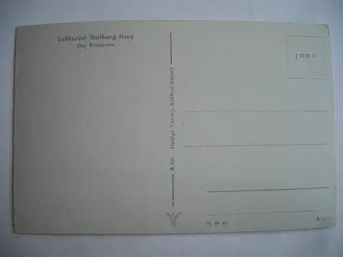 Alte AK Stolberg Harz [aA592]