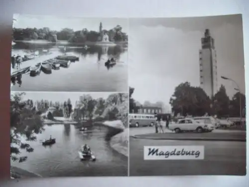 Alte AK Magdeburg Mehrbildkarte [aA600]
