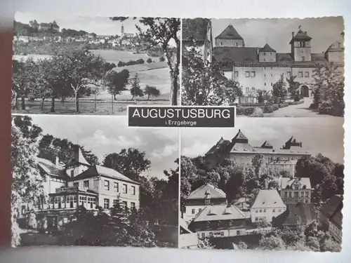 Alte AK Augustusburg Erzgebirge [aA628]