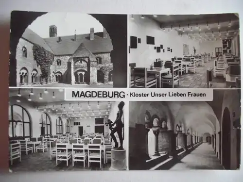 Alte AK Magdeburg Kloster Unser Lieben Frauen [aA630]