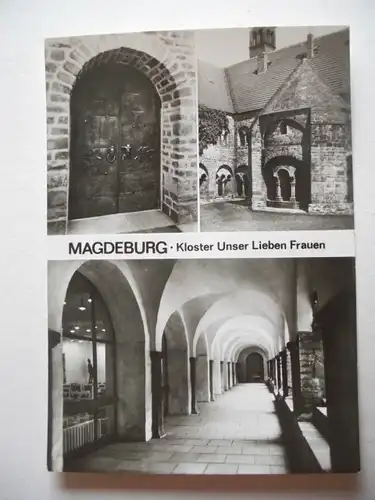 Alte AK Magdeburg Kloster Unser Lieben Frauen [aA648]