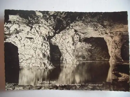 Alte AK Karl Marx Stadt Rabensteiner Felsendome [aA14]